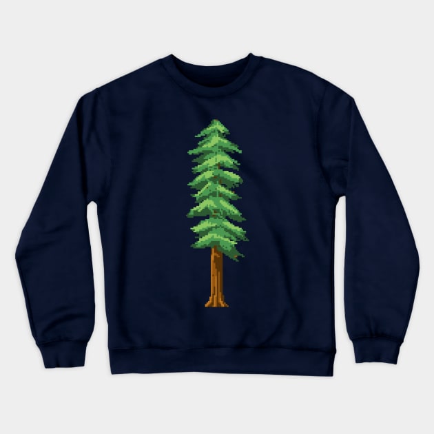 Pixel Spruce Crewneck Sweatshirt by WP